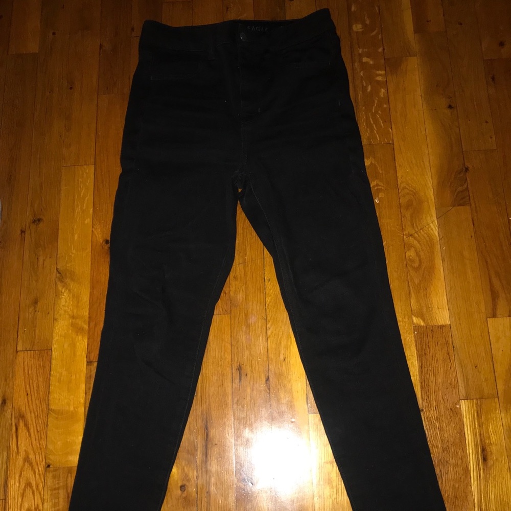 Super High Rise Black AE Jeans
